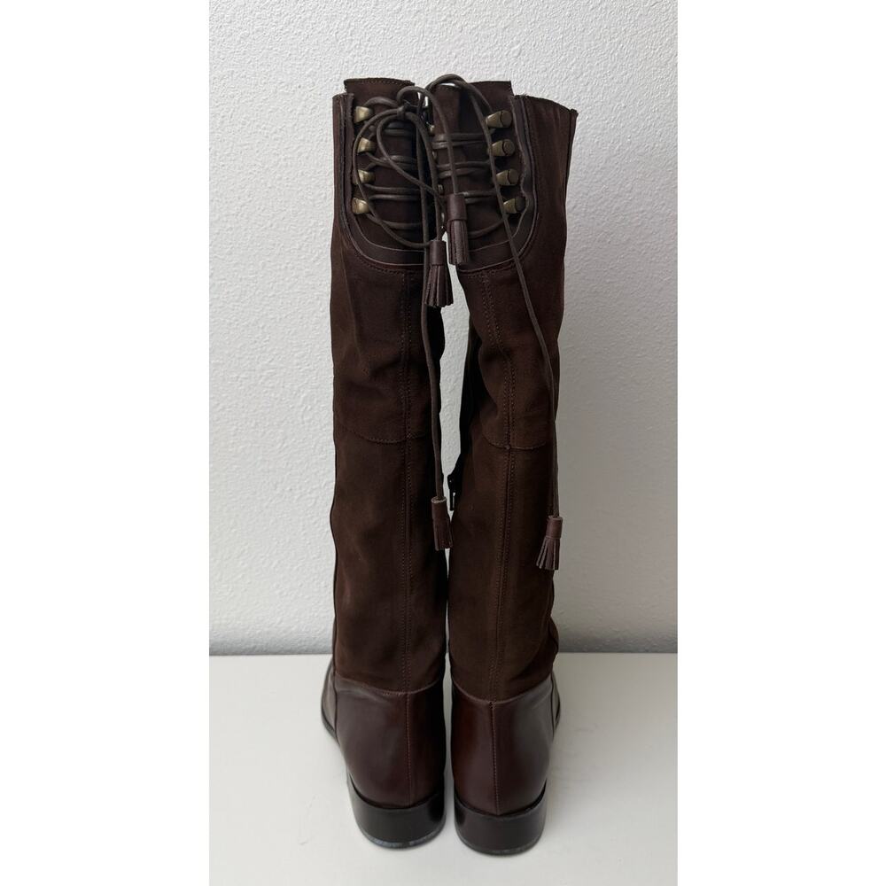NIB French Sole Jessica Brown Suede Boots Womens 9.5 - Picture 5 of 14